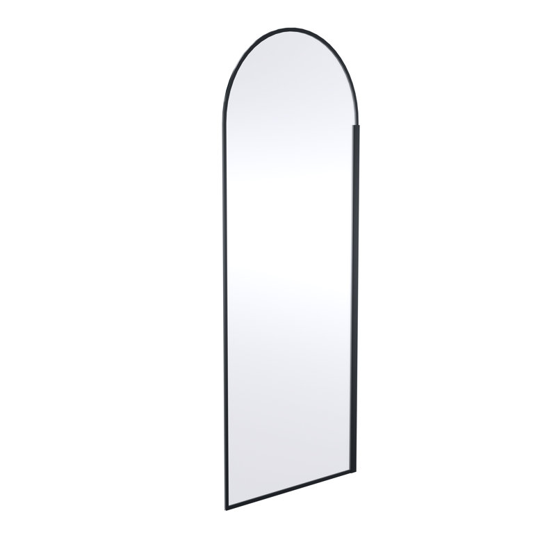 nuie 800mm Matt Black Wetroom Screen