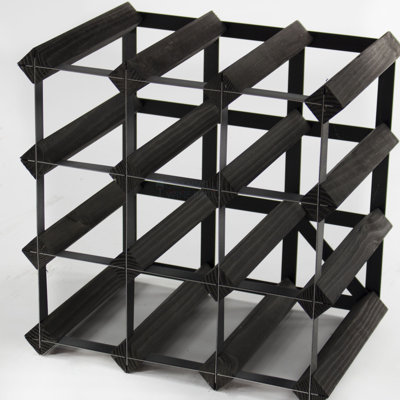Liddle 12 Bottle Floor Wine Bottle Rack