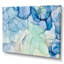 «Blue Luxury Abstract Fluid Art XXV», reproduction sur toile-67394241-67394251