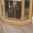 Corner Lighted  Cabinet Corner Glass Cabinet Lighted  Cabinet Corner Display Case For Living Room,  Cabinet, Antique Collection, Wine,Bar Glass Storage Light Included,Light Oak-663631079