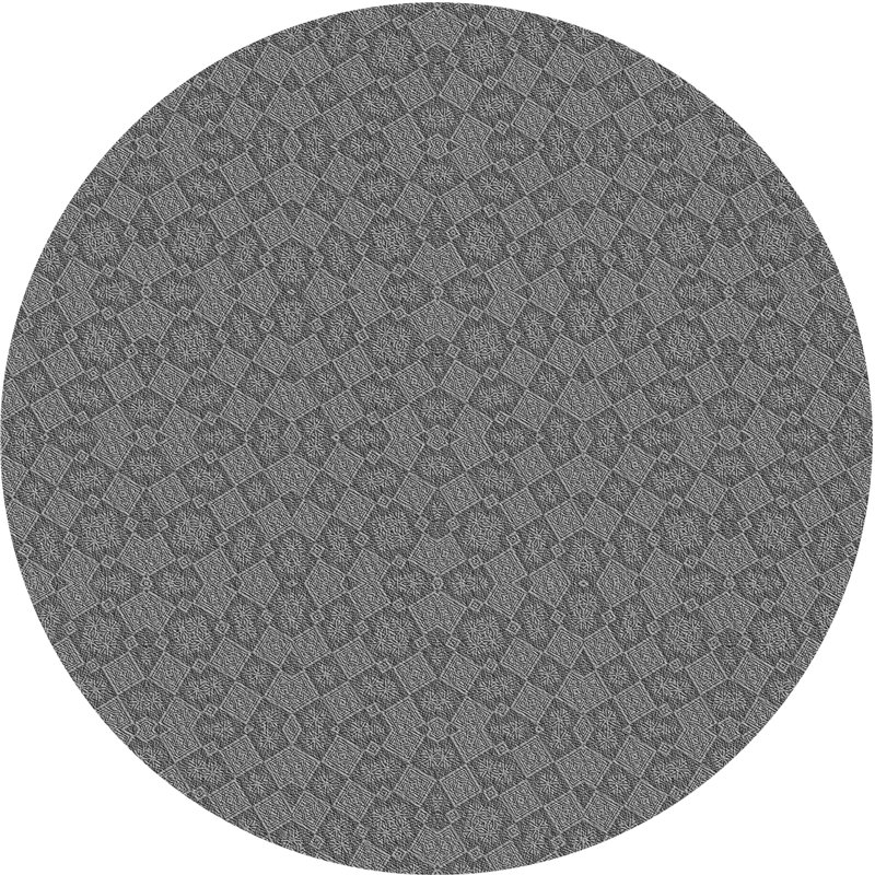 Moroccan Indoor Rug, Round 7'