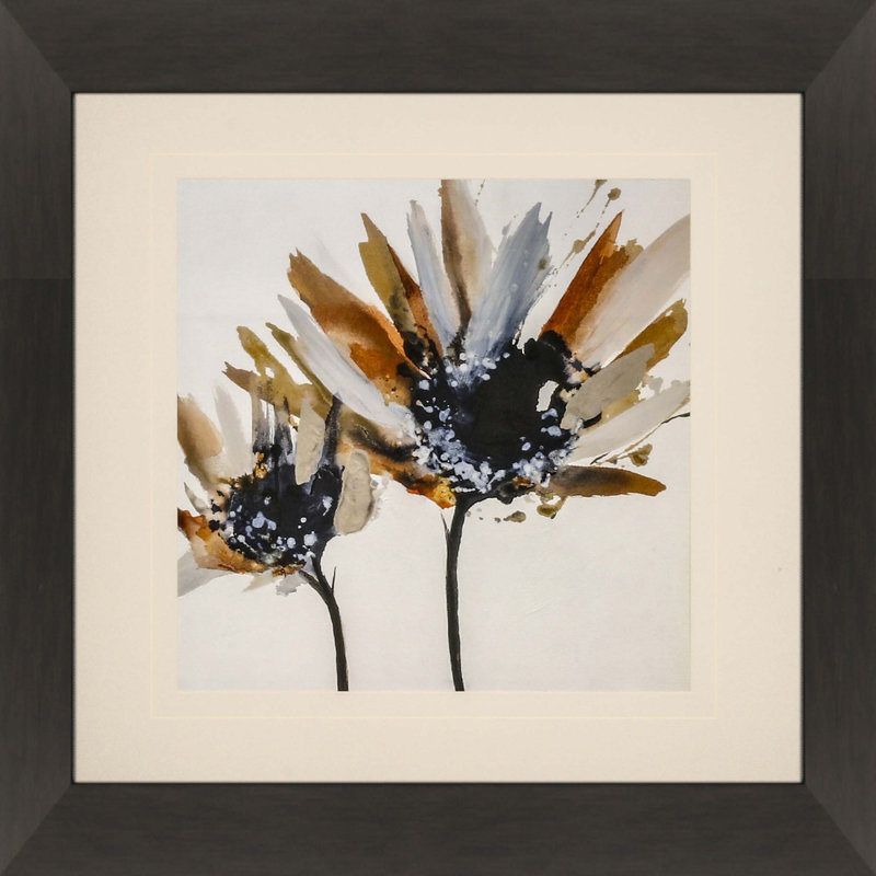 «Sepia Bloom II», reproduction encadrée