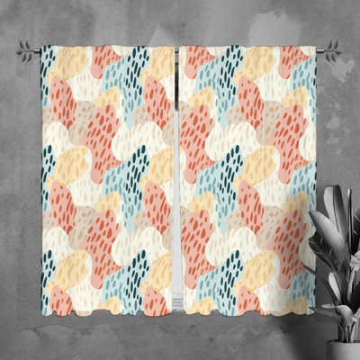 Paire de rideaux obscurcissant en polyester Honorius