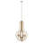 4 - Light Dimmable Geometric Chandelier