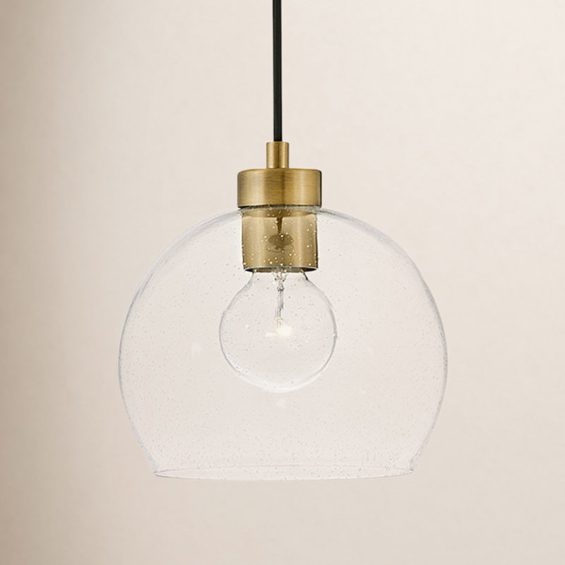 Luminaire suspendu en forme de dôme à 1 lumière Kito