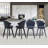 Set of 2 Counter Height Swivel Bar Stools with Chenille Upholstery and Wide Back, Kitchen Island Chairs with Metal Legs-1387368554