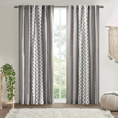 Panneau de rideau simple Boho Imani