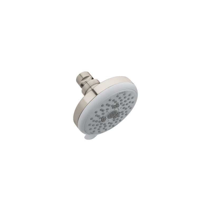 hansgrohe Croma 100 Showerhead E 3-Jet, 1.5 GPM, Chrome