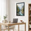 «Mountain River Winding Through Rocky Canyon», art mural sur toile-396001982