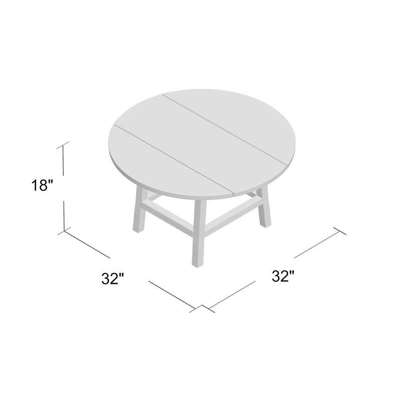 Table basse Shay, Bleu marine atlantique