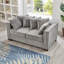Causeuse rembourrée en velours Living-903102340