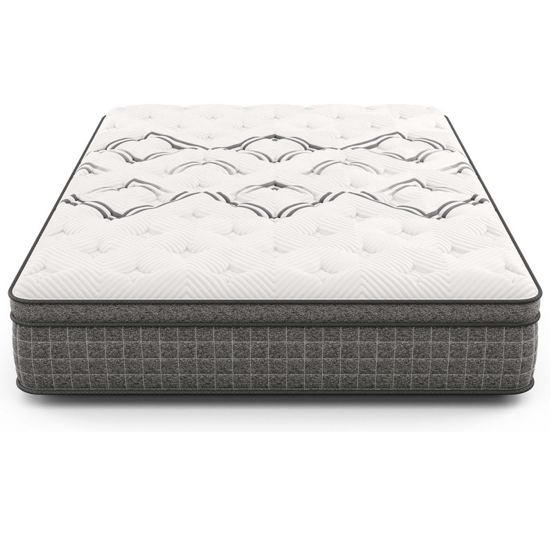 Hybrid Mattress With Copper-Infused Cooling Layer, Euro-Top Comfort, Medium Support, And Motion-Isolating Dynamic Edge Coils.
