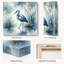 Impression sur toile Elegant Blue Heron-375775563