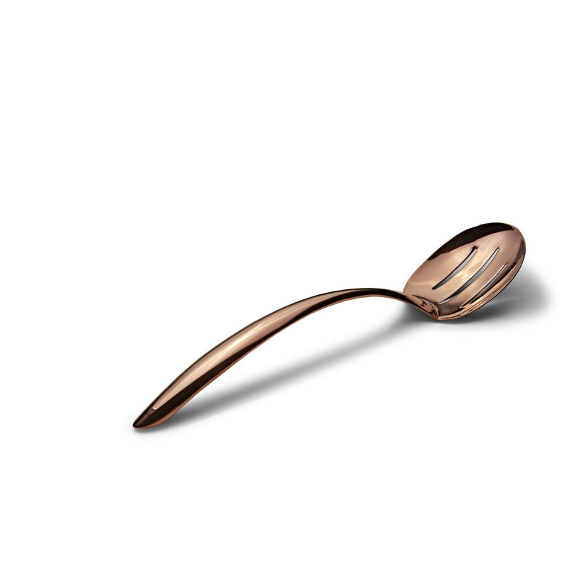 Stainless Steel Serving Spoon, Rose Gold
