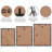Set of 3 Picture Frame - 8x10, 10x12, 11x14 Frames with Mat & Deep, High-Quality Molding