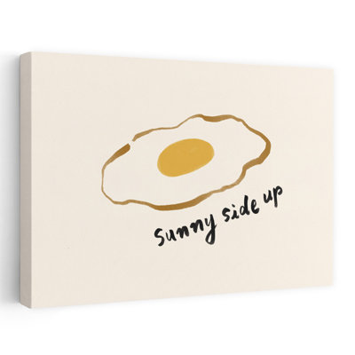 «Sunny Side Up», impression murale minimaliste