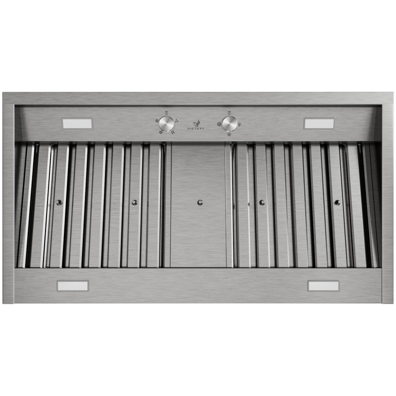 Hotte intégrée de 750 pi³ / min avec filtres à chicane en acier inoxydable et DEL à intensité variable, 36"
