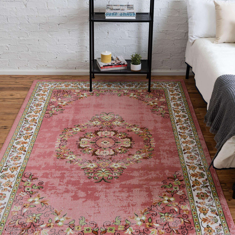 Oriental Indoor Rug, Rectangle 4'1" x 6'1"