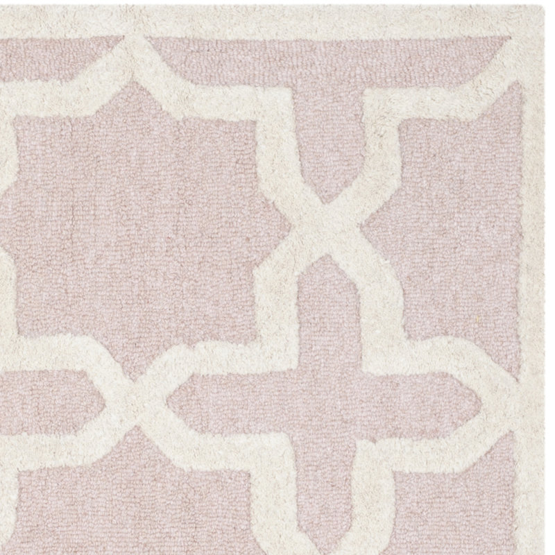 Igna Hand Tufted Wool Geometric Rug, Rectangle 2'6" x 4'