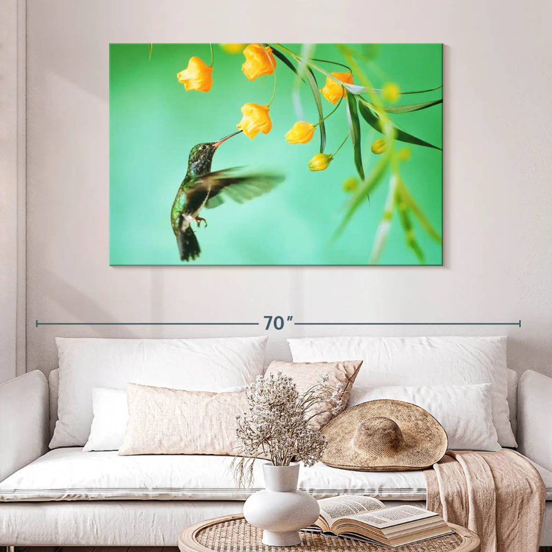 Thirsty Hummingbird, 32" H x 48" W