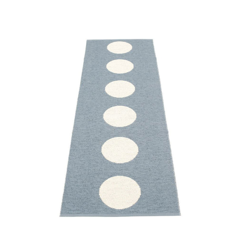 Tapis noir / blanc cassé Vera, Rectangle 2 pi 3 po x 3 pi, Gris / Blanc