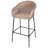 Ladd Outdoor Metal Wicker Barstool, Light Brown Faux Wicker, Set Of 2-585572624