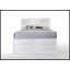 Grand lit avec rangement blanc