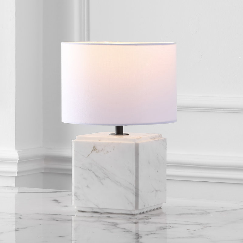 Torsten Marble Table Lamp, White