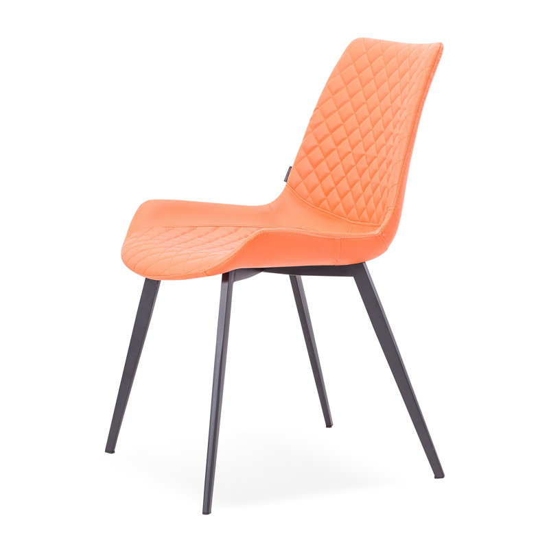 Chaise Albieri, Orange / Noir