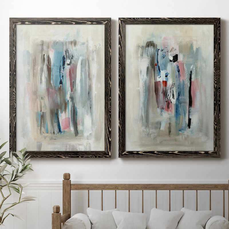 «Rain Shadow I», ensemble de 2 reproductions d'art, H 44 po x l 31 po x P 1 po, H 31,5 po x l 47 po x P 1,5 po, Pas de tapis