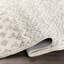 Tapis gris / ivoire tissé à la machine Huff-327897411