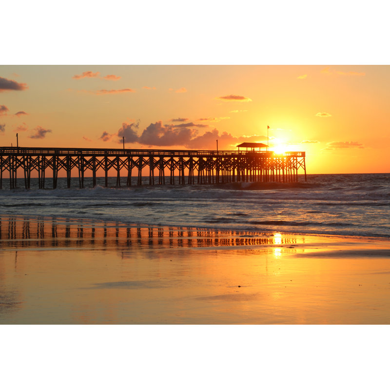 Atlantic Ocean Sunrise by UWMadison - Wrapped Canvas Print, 30cm H x 46cm W x 3.8cm D