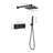Brass Shower Faucet Set Shower System 10 Inch Rainfall Shower Head With Handheld Sprayer Bathroom Luxury Rain Mixer Combo Set, Rough-In Valve Included,