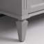 Meuble-lavabo en bois massif H 35 po x l 60 po Jayseon avec comptoir en quartz blanc Carrera et double lavabo-213677754