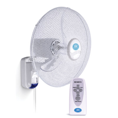 18" Oscillating Wall Fan with Timer