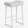 24" Luxuriously Ultra-Soft Wide Cushion Saddle Counter Height Bar Stools With Metal Frame