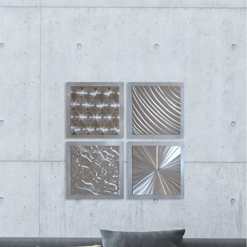 Handmade Modern Abstract Wall Decor on Metal