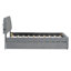 Lit plateforme tapissier Teddy