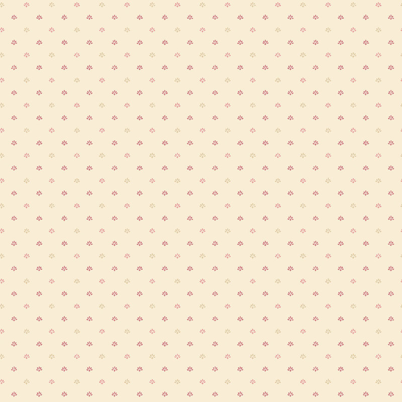 Capehart 25.4m x 53cm Matte Wallpaper Roll, Dark Pink/Cream