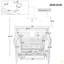 Meuble-lavabo 30 po avec lavabo, armoire multifonctionnelle avec portes et tiroir, panneau de fibres à densité moyenne