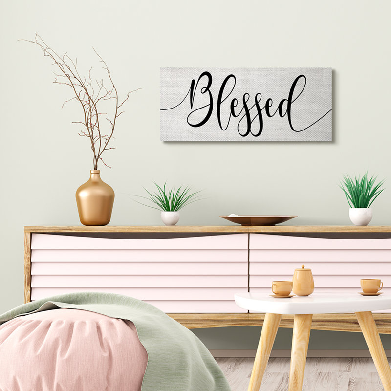 «Blessed Expression», H 13 po x l 30 po, Toile tendue