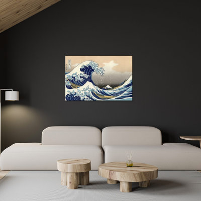 La grande vague à Kanagawa, 1829, impression sur verre acrylique
