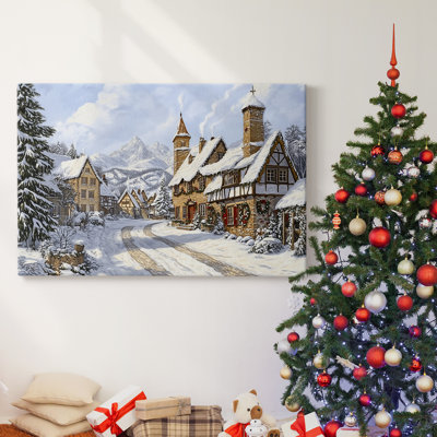 Christmas Holiday Arts - Toile tendue avec châssis