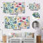 Henriksen - Collages abstraits, impression sur métal, ensemble de 2 carrés-102681215
