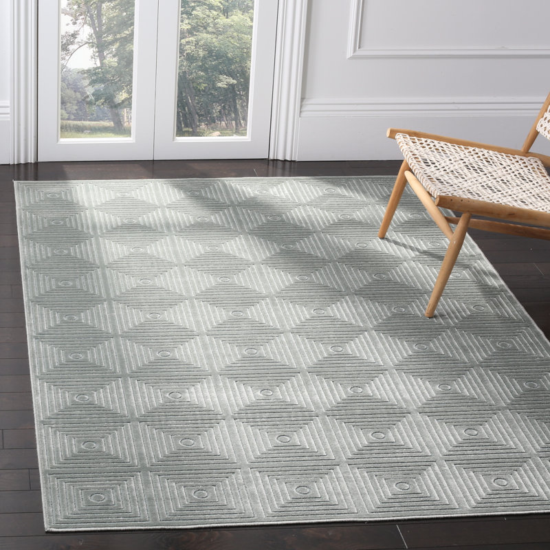 Pomonok Paradise Performance Geometric Rug, Rectangle 5'3" x 7'6"