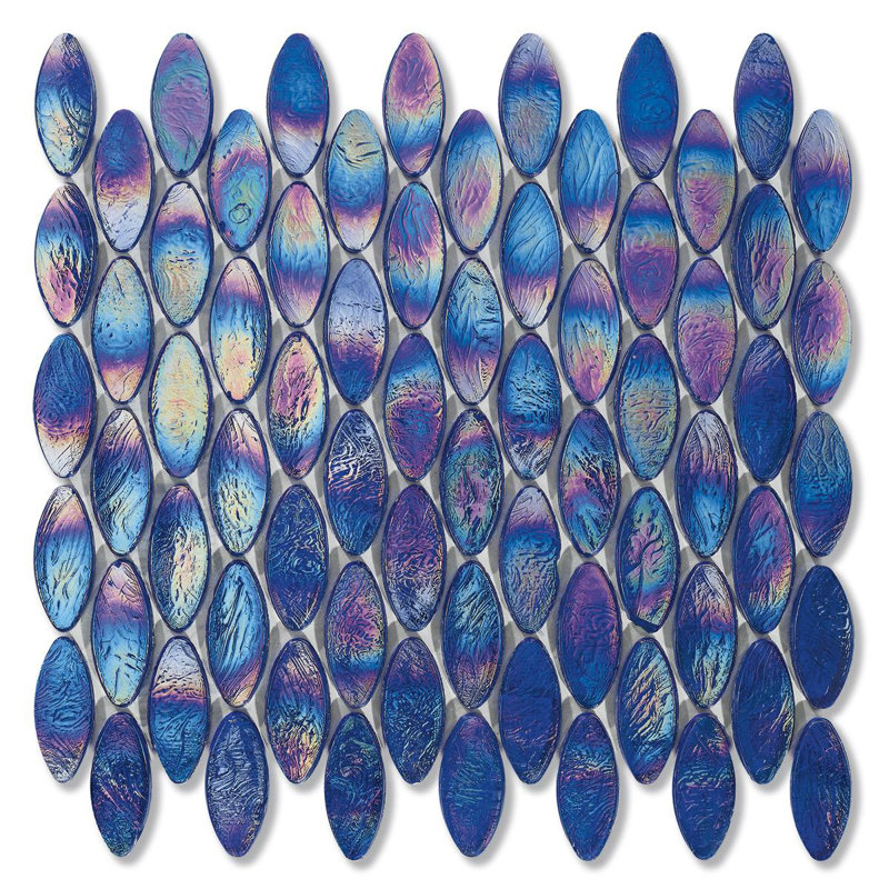 Silk 7/8" x 7/8" Domes Glass Mosaic