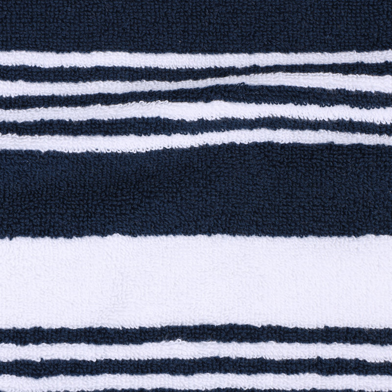 Maui Striped Cotton Oversized Reversible Beach Towel