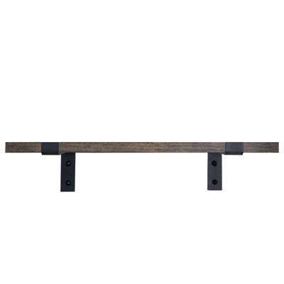 Rayne Red Oak Bracket Shelf