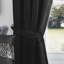 Luxury Faux Silk Lined Eyelet Curtains Pair - Elegant Window Drapes with Solid Colour Finish for Living Room Bedroom Dining Room Home Décor-126391892-126391895