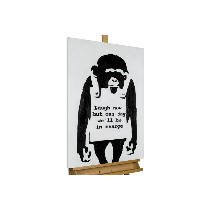 Acrylbild Banksy's Laugh Now
